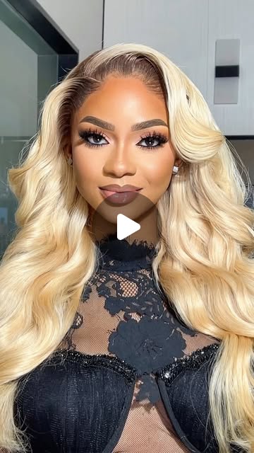 Glam shot with sequin outfit and sleek ponytail